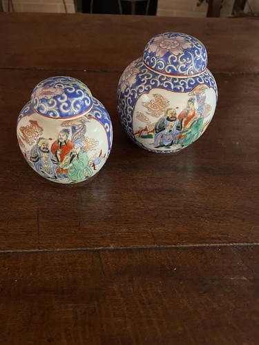 Coppia vasetti cinesi - coppia,