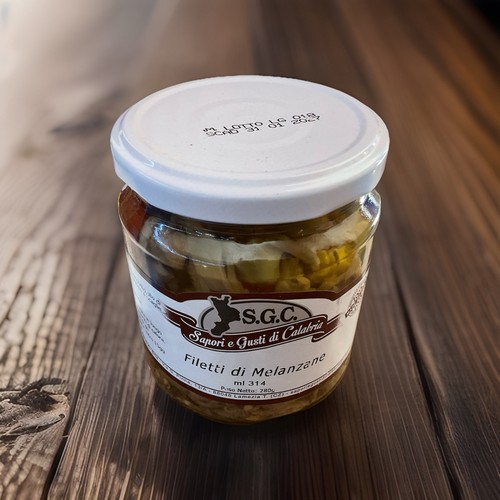 Melanzane filetti sott olio - melanzane, a