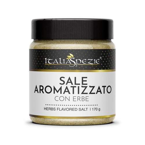 Sale aromatizzato con - con, erbe