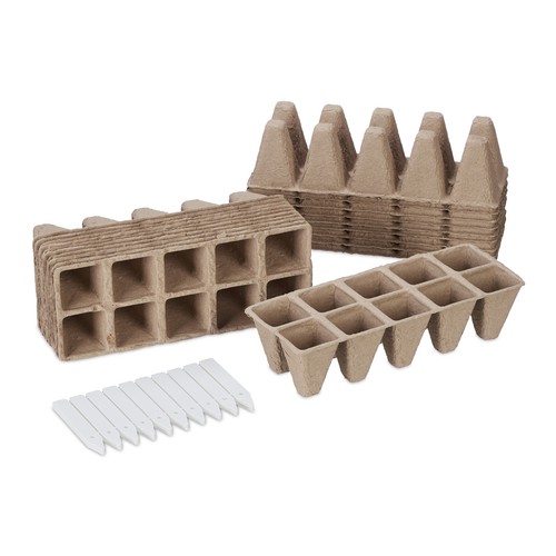 Set 200 vasetti quadrati